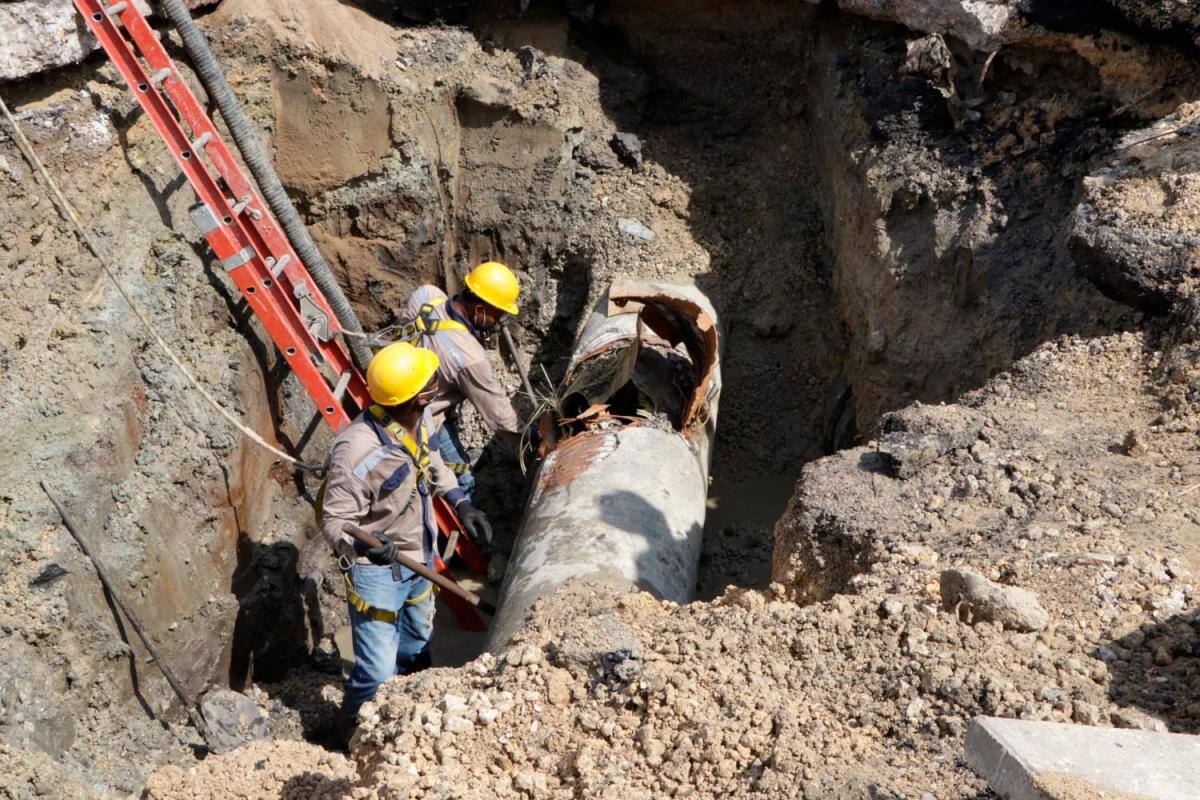 Daño en tubería: afectaciones en el servicio de agua durarán todo el día