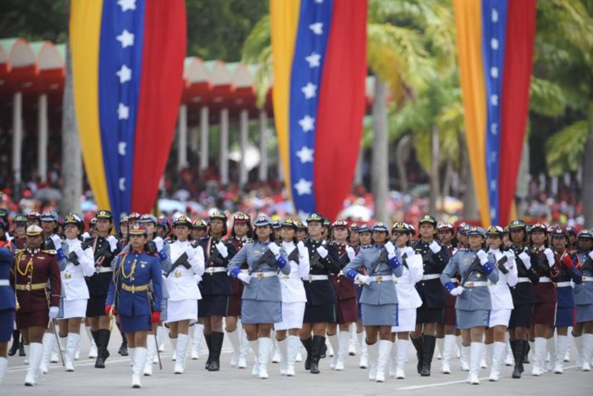 Con diferentes actos se celebra la fiesta de la independencia en Venezuela. AFP LEO RAMIREZ
