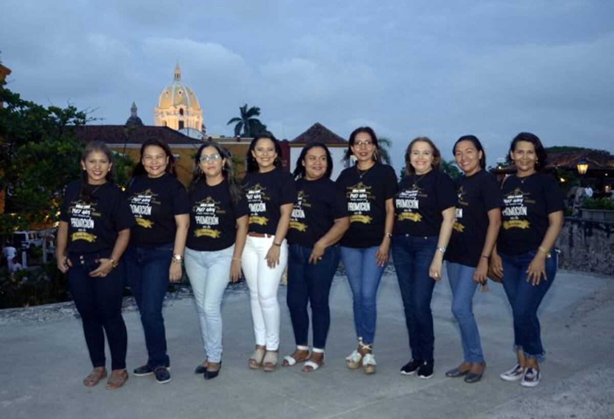 María Severiche, Alicia Castellar, Patricia Arnedo, Tina Cabarcas, Telly Castilla, Arlenys Camacho, Erika Magri, Yocela Canole y Nuris Escorcia. COLPRENSA