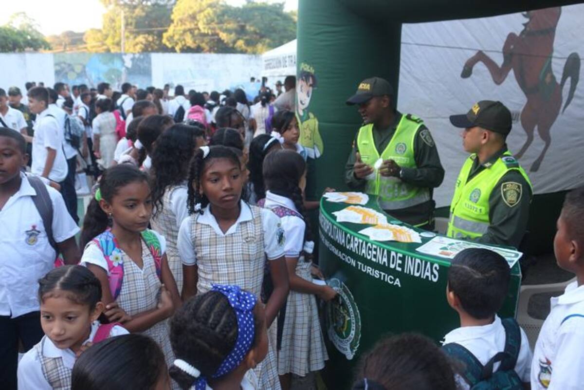 La campaña de prevención se realiza en 25 colegios públicos. //Cortesía.