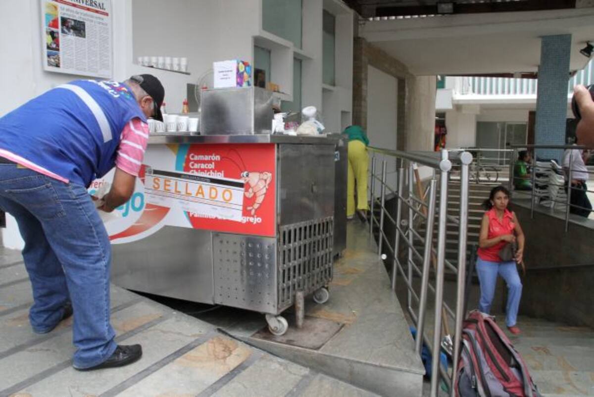 Cierre Coctelería Sincelejo. //Archivo.