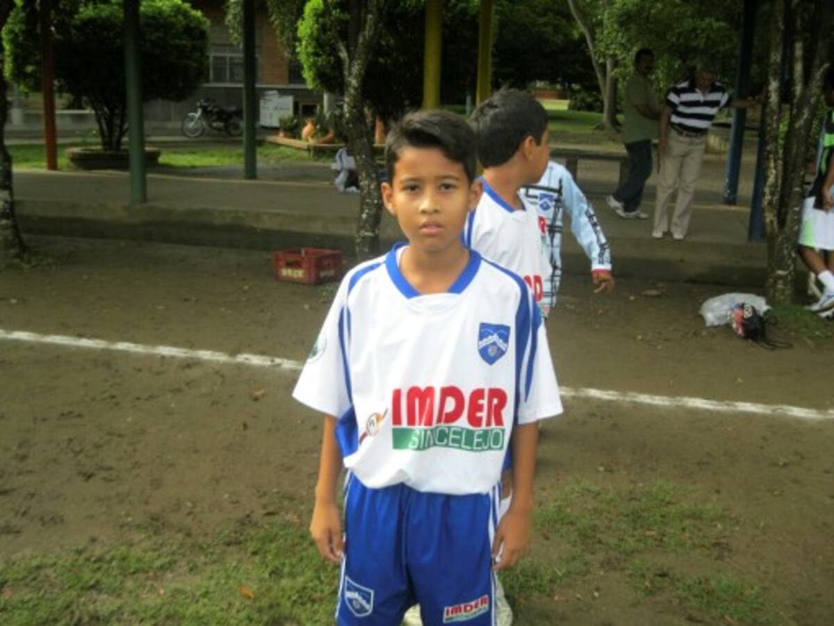 Juan Samuel Hernández Meza, jugador del equipo Panamericanito de Sincelejo.