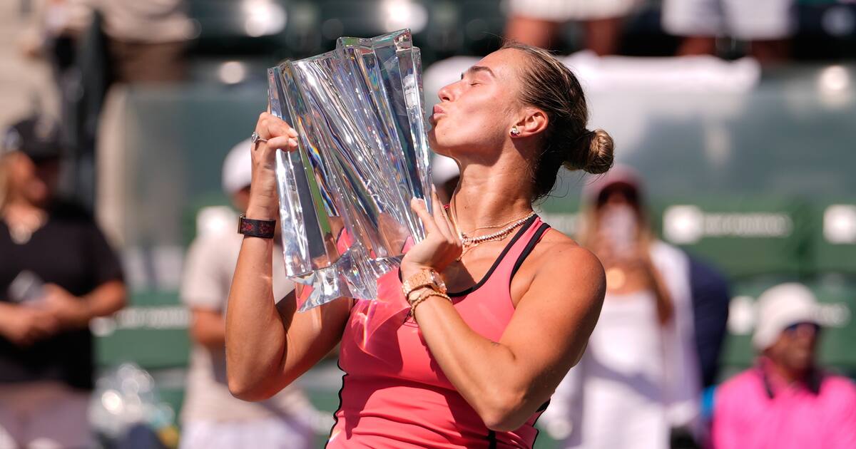 Indian Wells: Aryna Sabalenka defeated Elena Rybakina and won the title