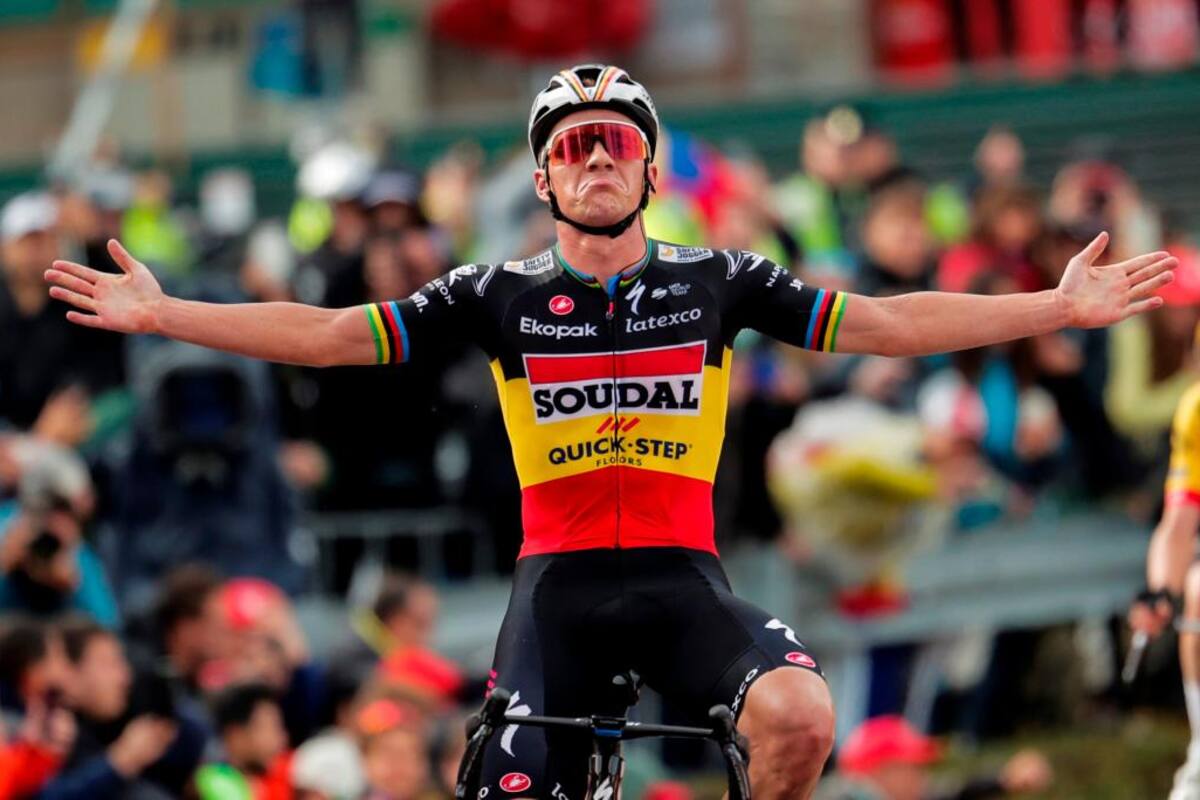 Accidentado triunfo de Remco Evenepoel en la tercera etapa de La Vuelta