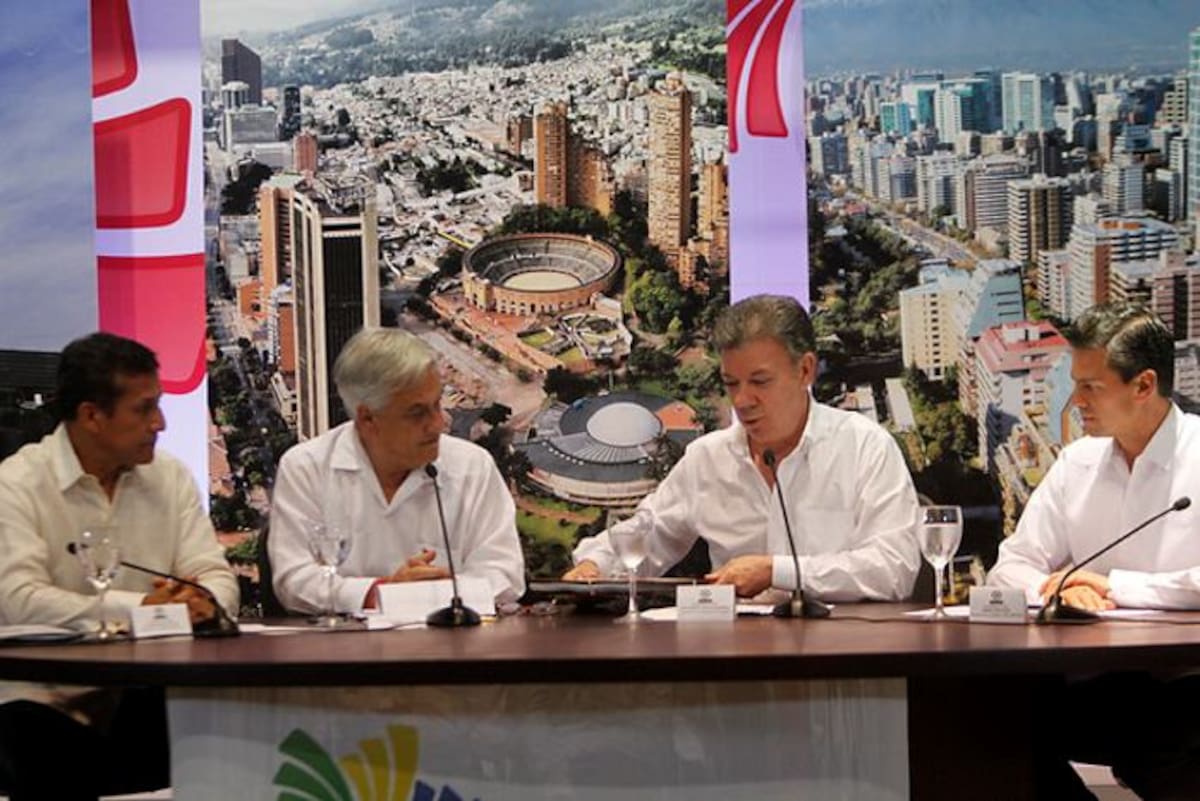 La VIII Cumbre de la Alianza del Pacífico se desarrolló en Cartagena. COLPRENSA