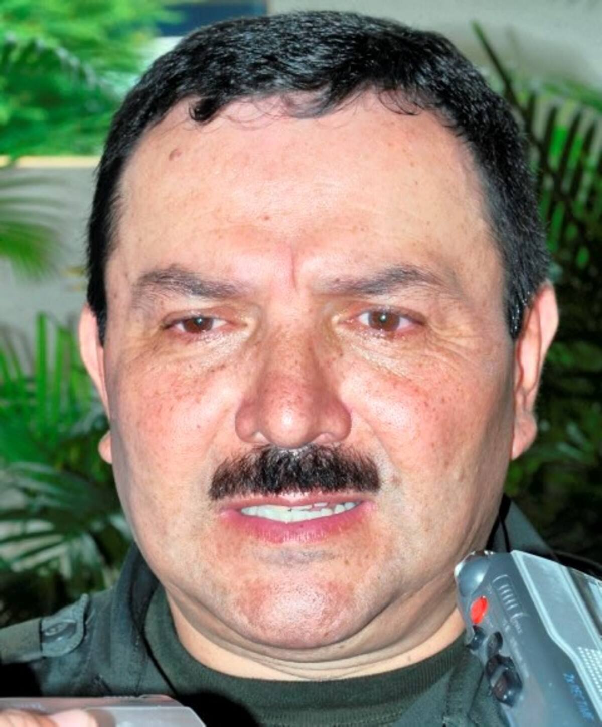 General Luis Pérez Albarán, comandante de la Regional 6 de la Policía.