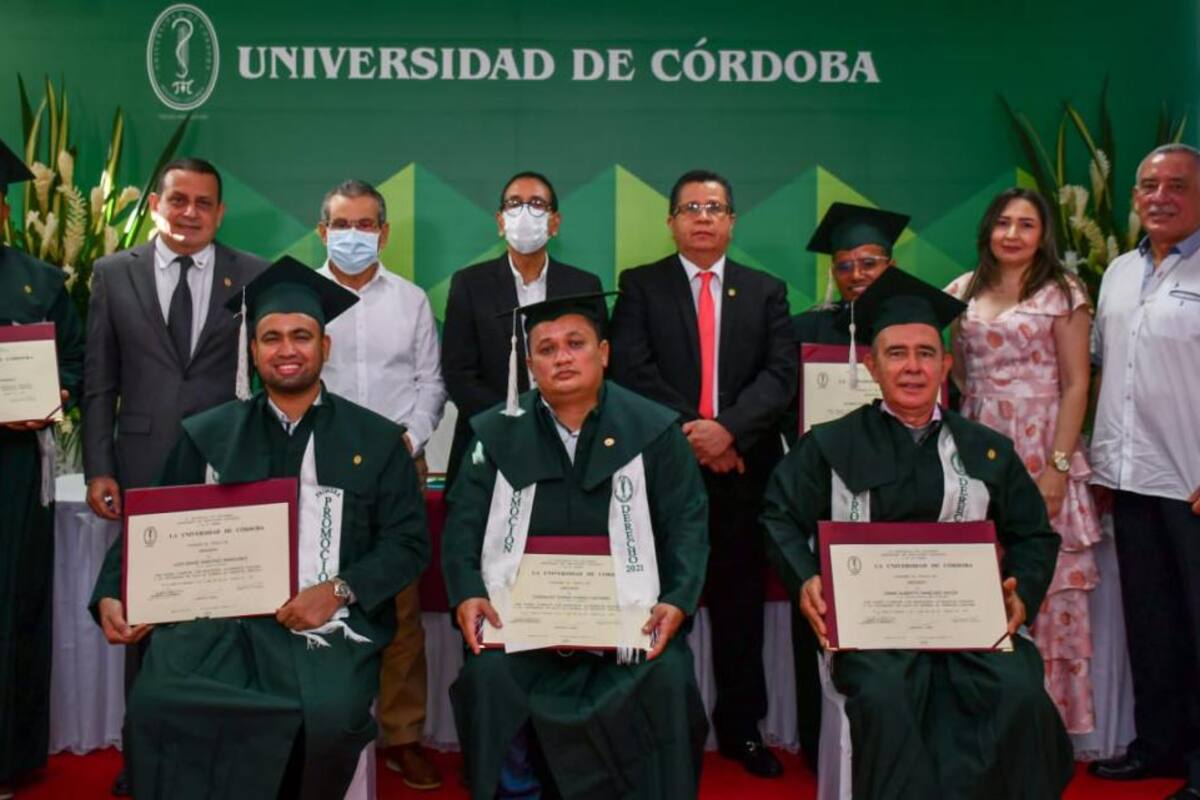 Se graduó la primera promoción de abogados de la Universidad de Córdoba