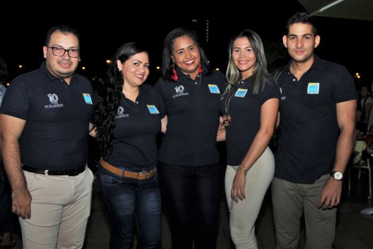 Camilo Silvera, Yulis Ramos, Jackeline González, Tatiana Rangel y Fernando Vásquez. KAILLINE GIRALDO