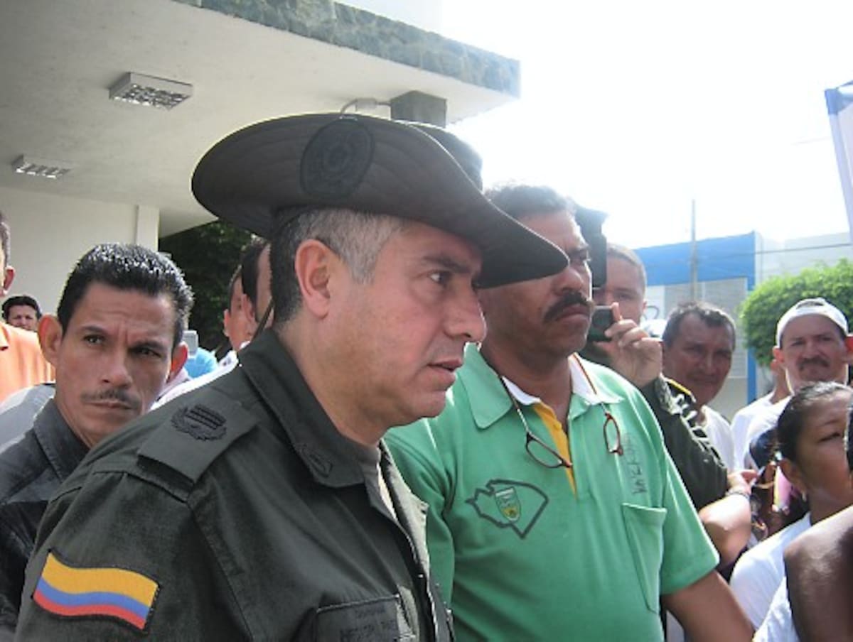 El comandante de Policía, coronel Héctor Páez.