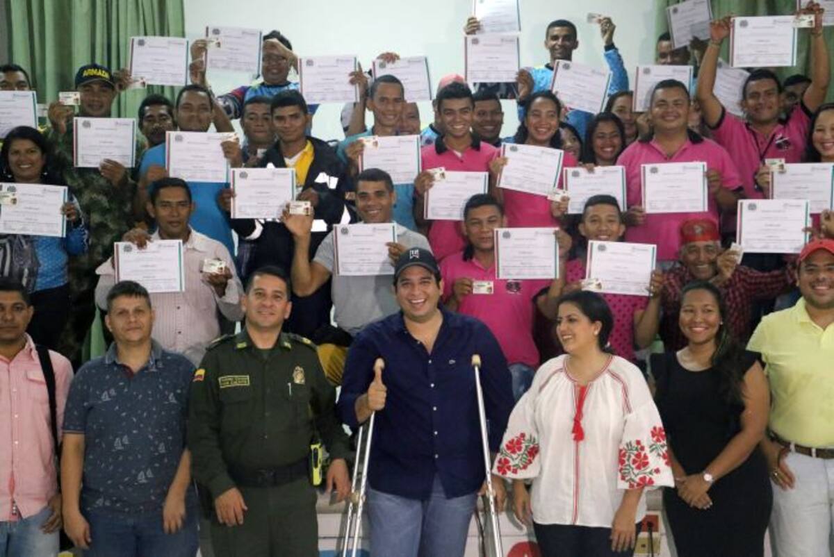 El fin de semana anterior se cumplió la certificación de los motociclistas formados en Sincelejo. CORTESÍA.