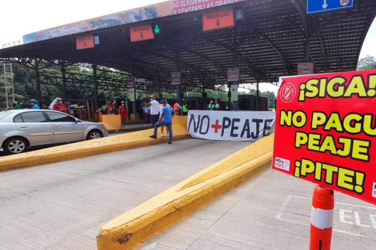Peaje de Turbaco: talanqueras arriba por 14 horas