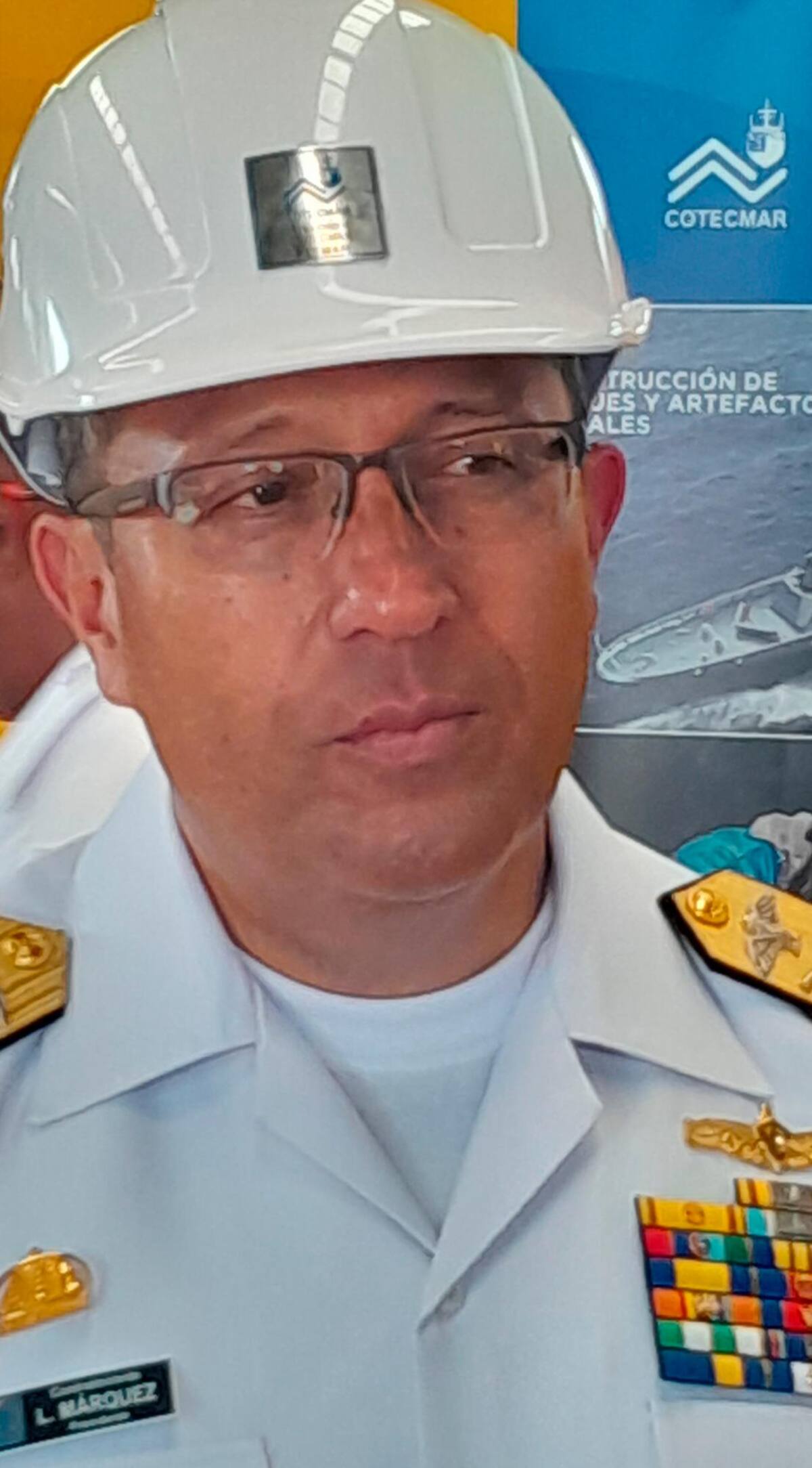 Contralmirante Luis Fernando Márquez Velosa, presidente de Cotecmar. // HFA - EU.