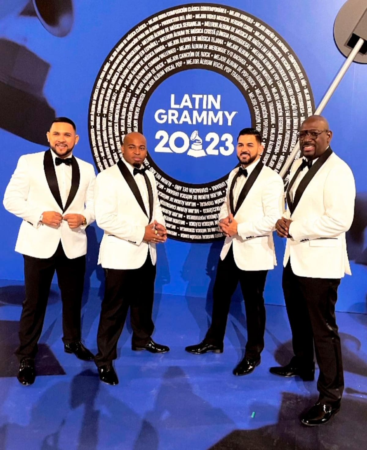 Grupo Niche en la gala anual de los Latin Grammy. //Foto: EFE.