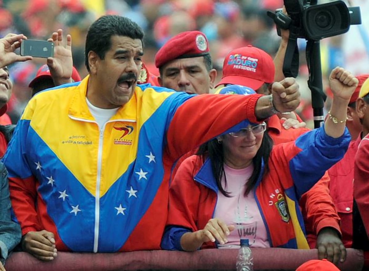 Maduro insta a Capriles a aceptar su derrota electoral en Venezuela. AFP