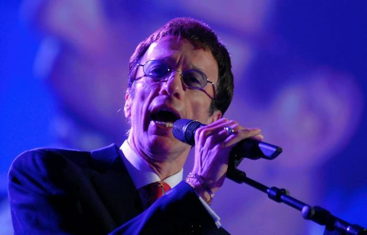 Robin Gibb. AFP JACQUES COLLET