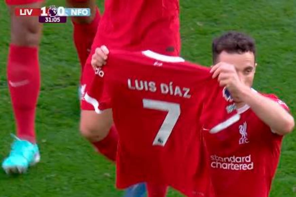 Video: sentido homenaje de Jota a Luis Díaz tras el secuestro de sus padres