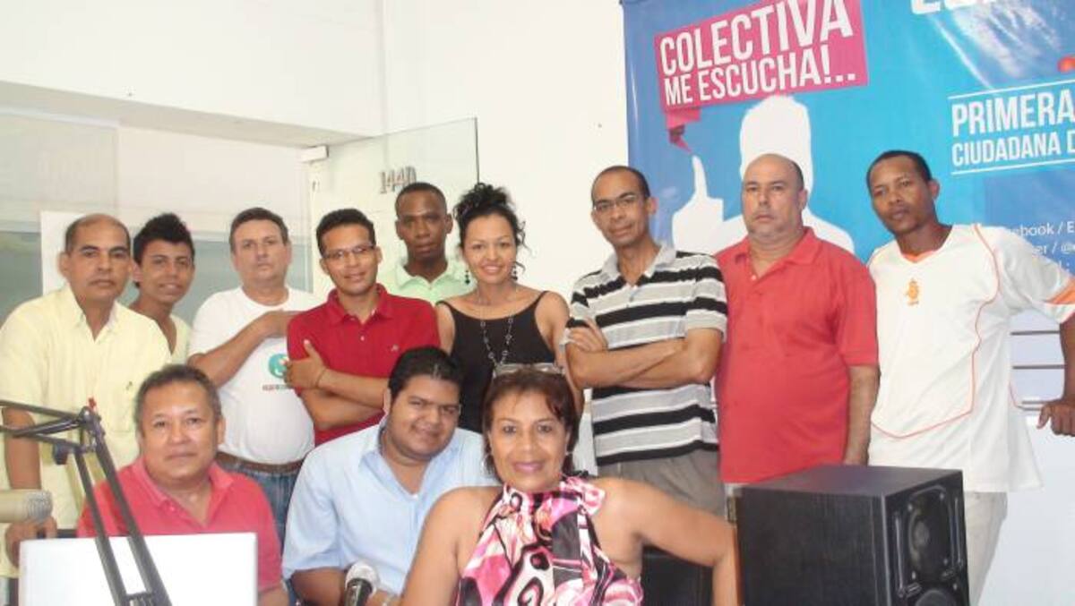 Este es el equipo del nuevo noticiero que se estrena a través de Colectiva Estéreo. CORTESÍA