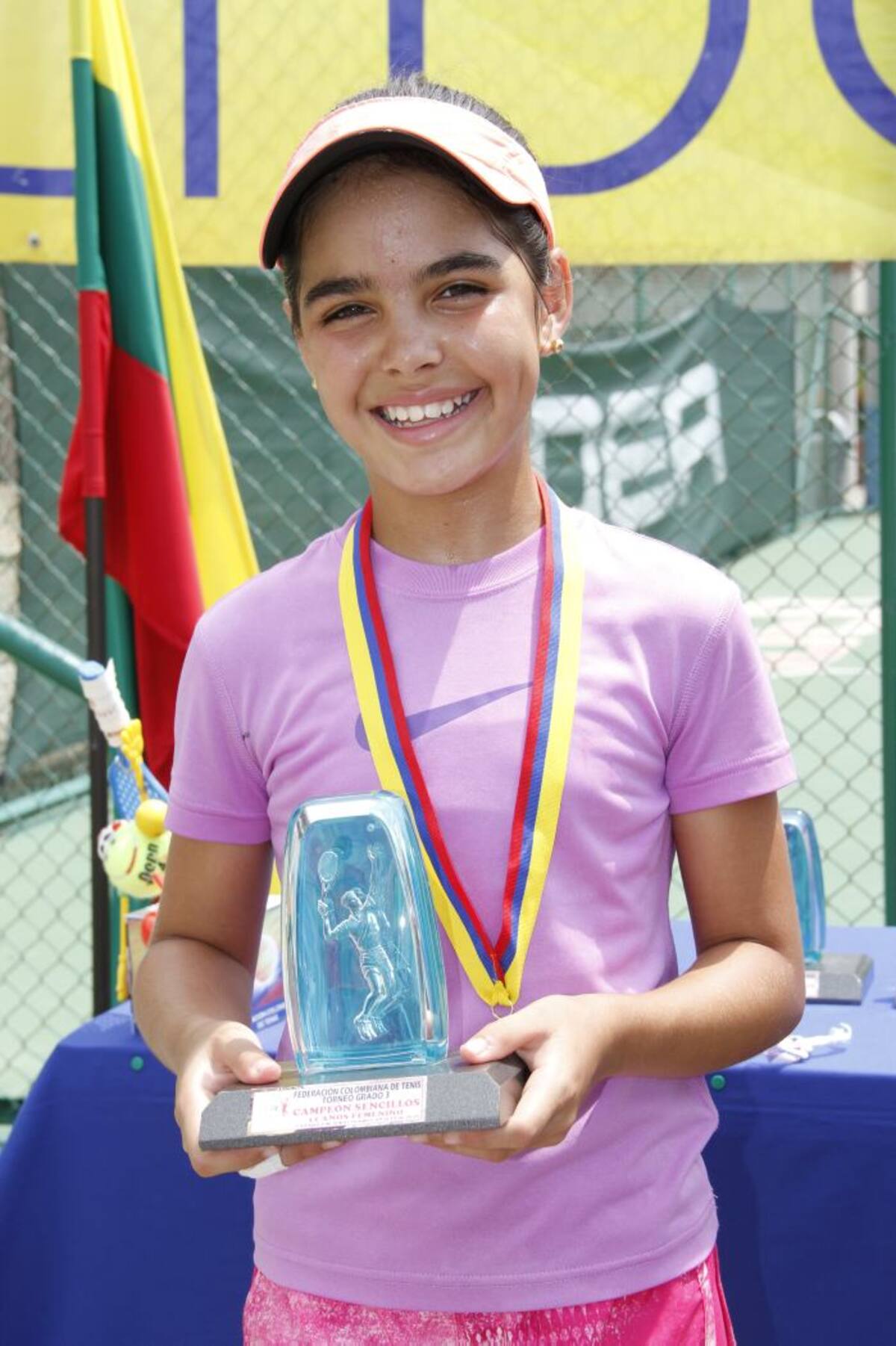 María Fernanda Padilla, campeona en sub12 femenino. Aroldo Mestre-El Universal
