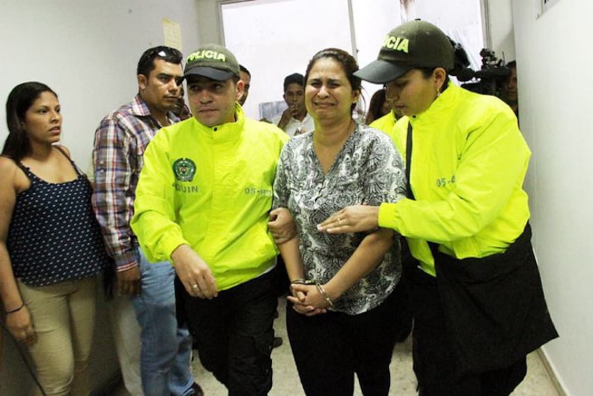 Dayana Jassir De la Hoz, capturada. COLPRENSA