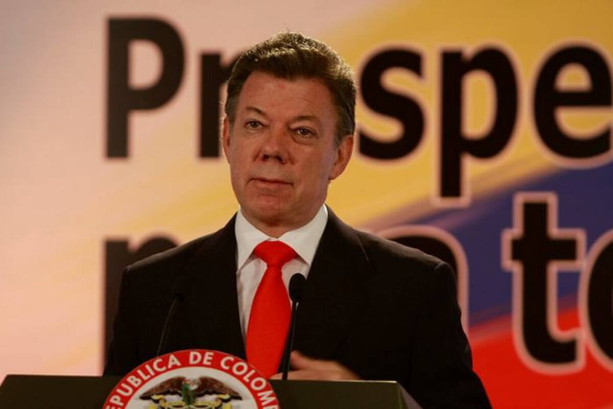Juan Manuel Santos, presidente de la República. COLPRENSA
