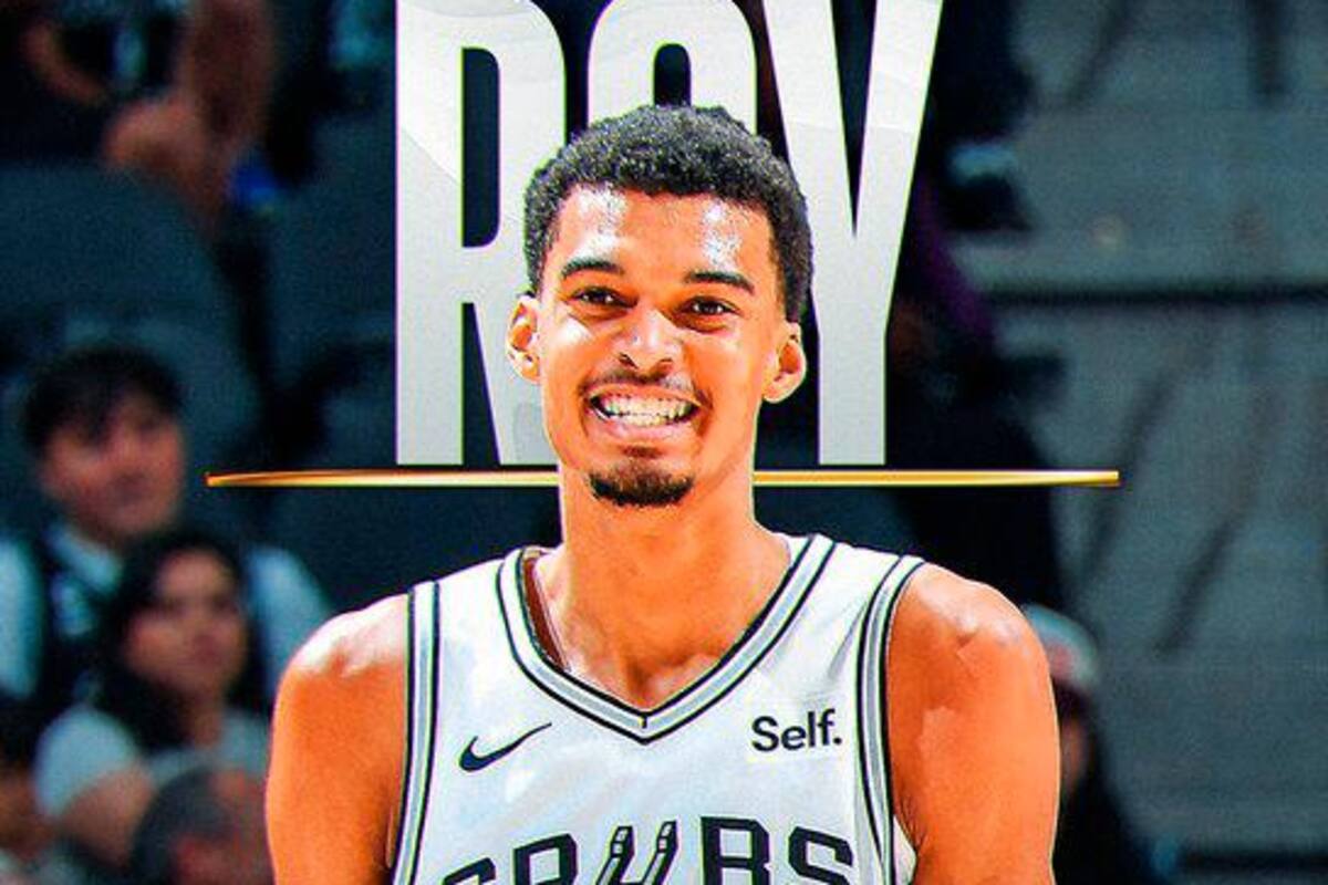 Victor Wembanyama se lleva el premio al Novato del Año en la NBA