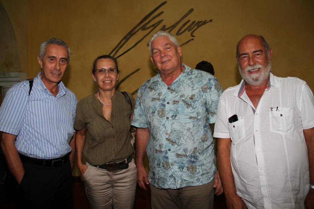 Javier Corrales, Luisa Fernanda Palacio, Antonio Sanfeliú y Daniel López.