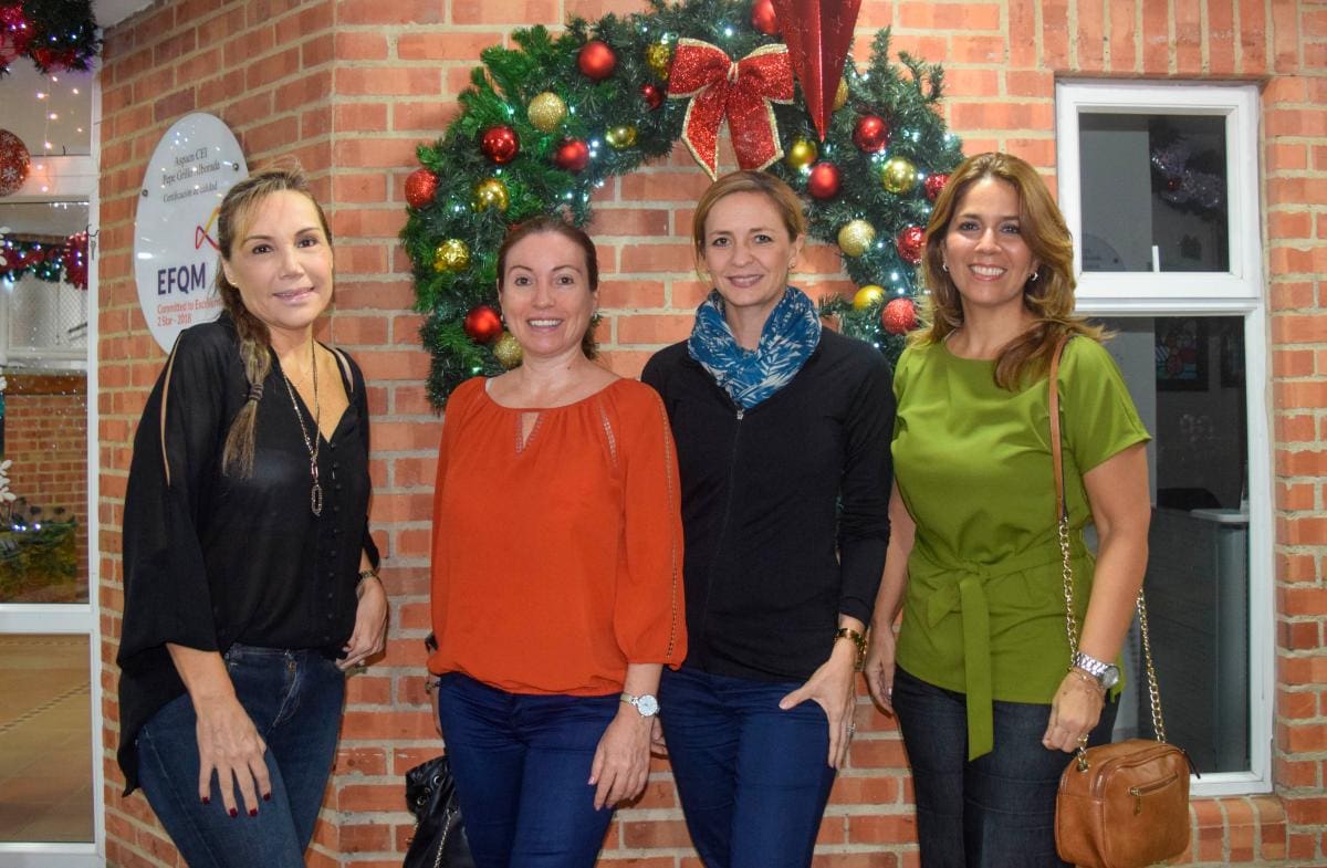Sandra Santos, Yulieth Bohada, Cristina Calderón y María Patricia Viaña.