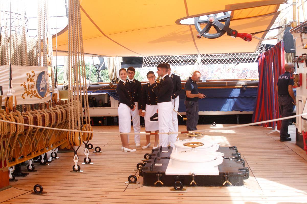 Llegada del buque Amerigo Vespucci a Cartagena. // Óscar Díaz - El Universal