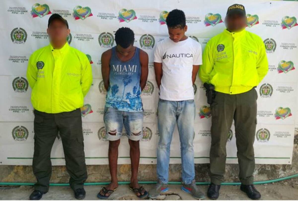 Benancio Castro, alias “El Causa”; y José Luis Cardales, alias “El Chupadeo”. foto cortesía