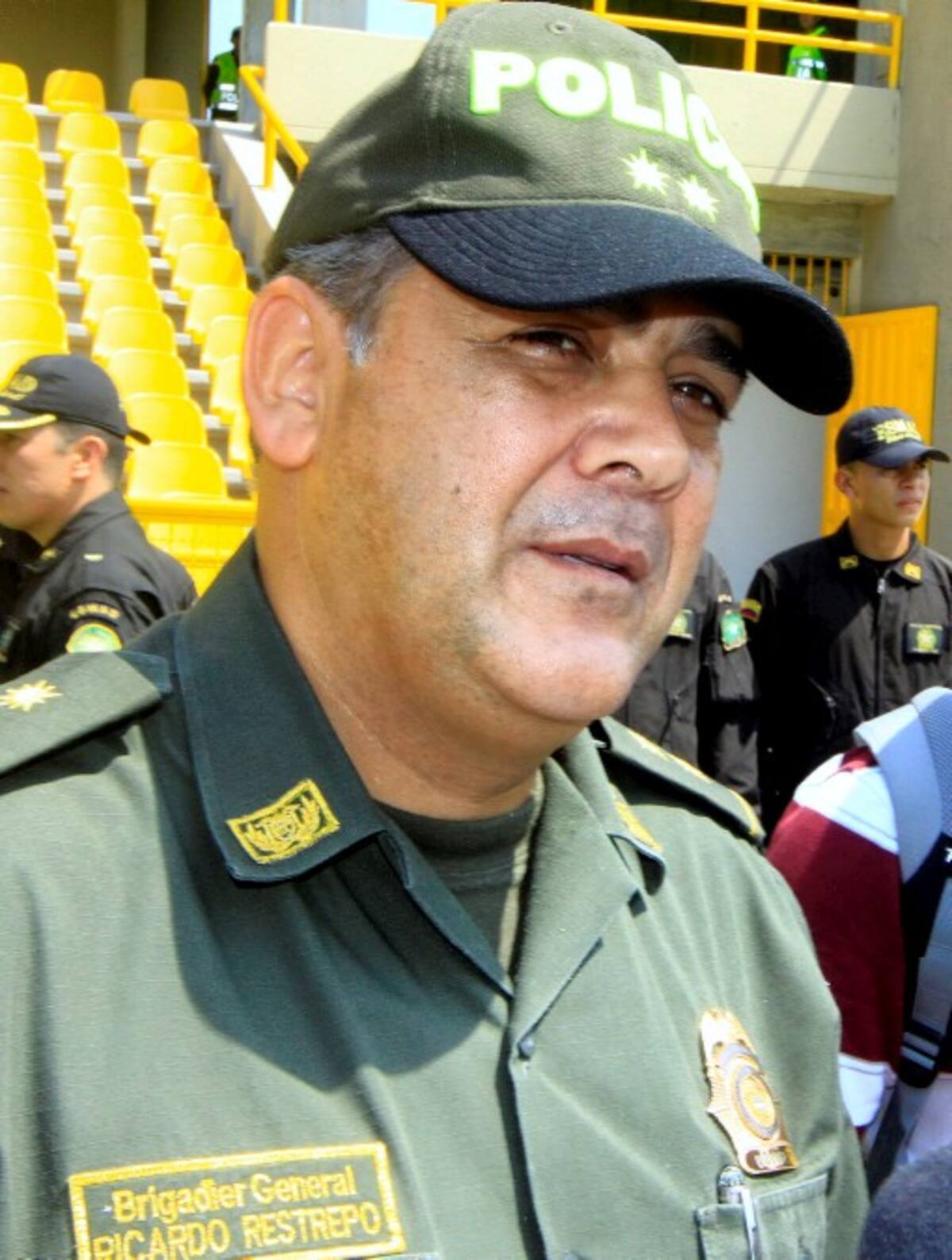 Brigadier general, Ricardo Restrepo, comandante de la Policía Metropolitana de Cartagena. JULIO CASTAÑO - EL UNIVERSAL