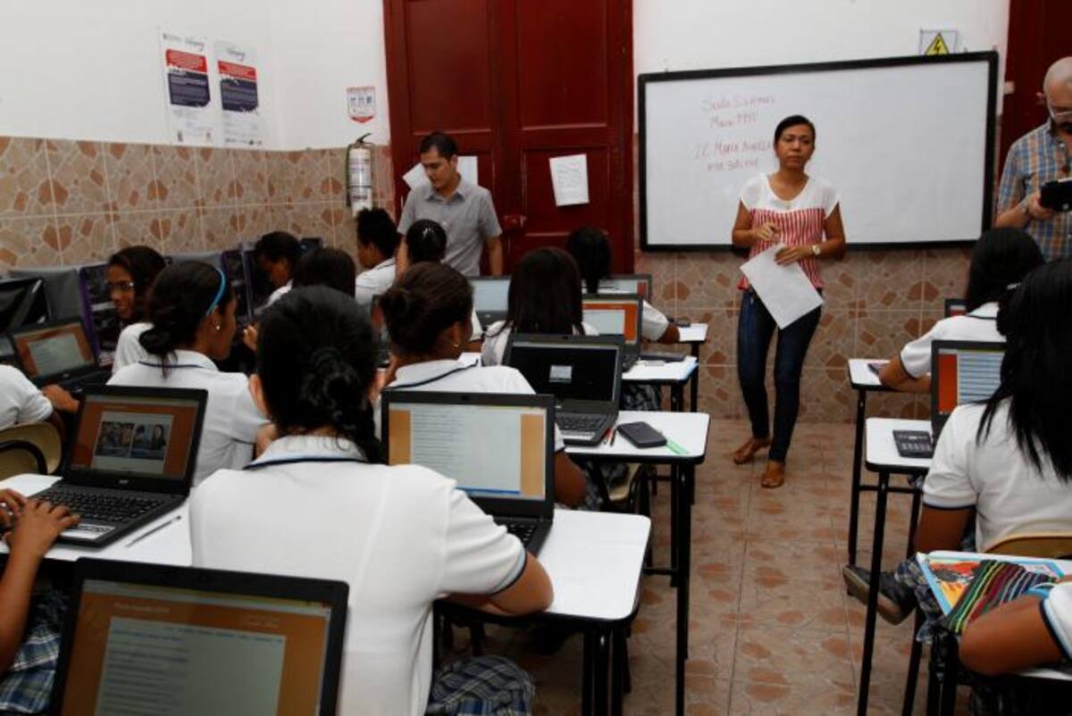 La deserción, padres que no matriculan a sus hijos en preescolar y el bajo nivel de la educación en Cartagena son algunos de los problemas que arrojó el estudio de Cartagena Cómovamos. Archivo-El Universal