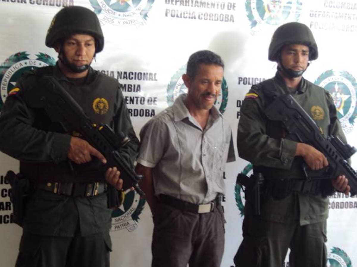 Julio César Mejía Sánchez, alias “El Político”, fue capturado por las autoridades en el municipio de Tierralta (Córdoba).