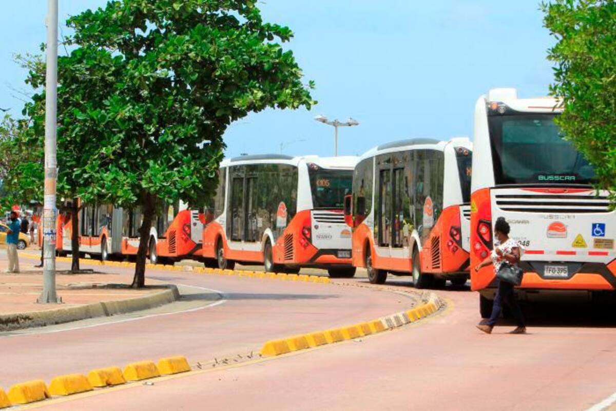 Transcaribe implementa cambios operacionales en varias rutas