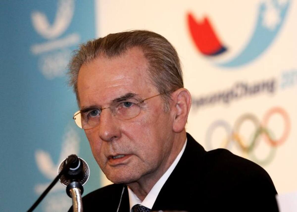 Jacques Rogge, presidente del Comité Olímpico Internacional. AP