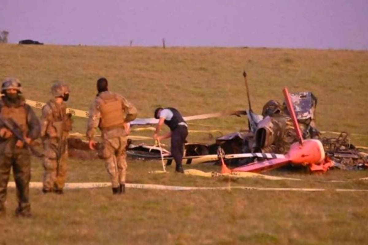Uruguay: se estrella helicóptero que trasladaba vacunas contra el COVID