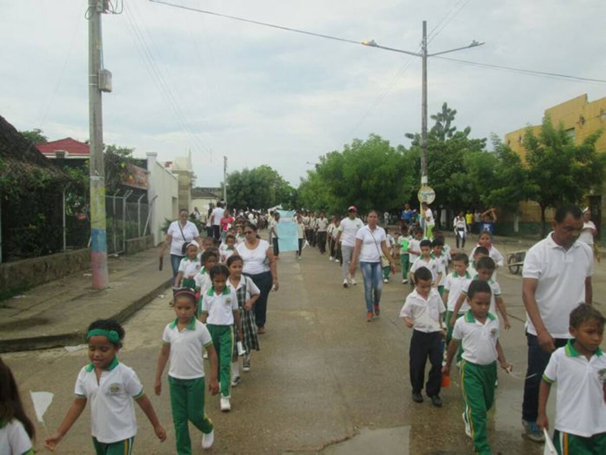 Banda de paz de la Institución Educativa Sagrado Corazón de Jesús. LILA LEYVA VILLARREAL.