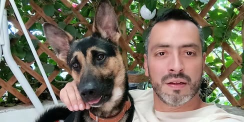 Apareció ‘Guaro’, el perro del actor Jorge Hugo Marín: había sido robado