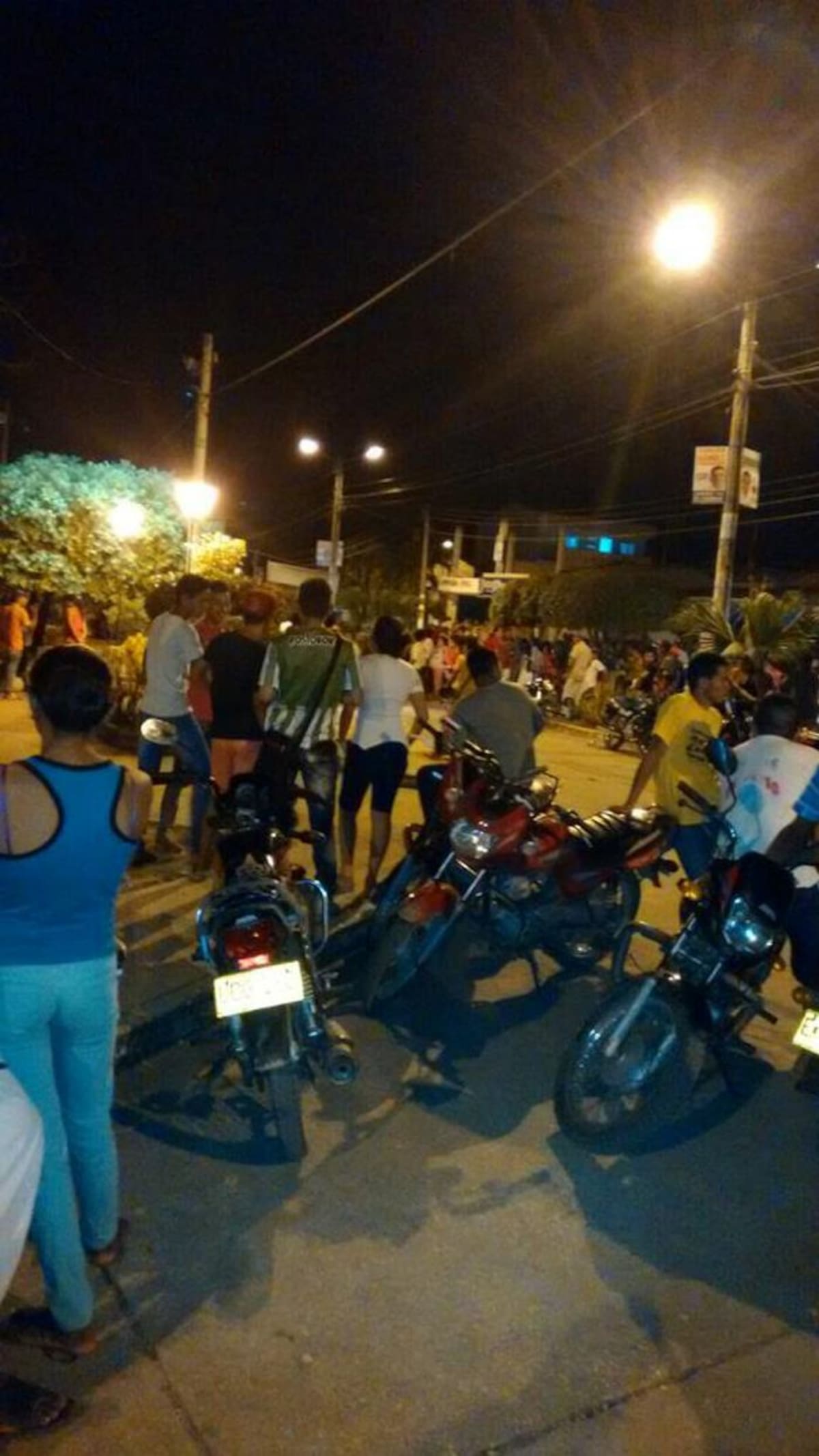 Protestas en San Andrés por muerte de paciente. EL UNIVERSAL.