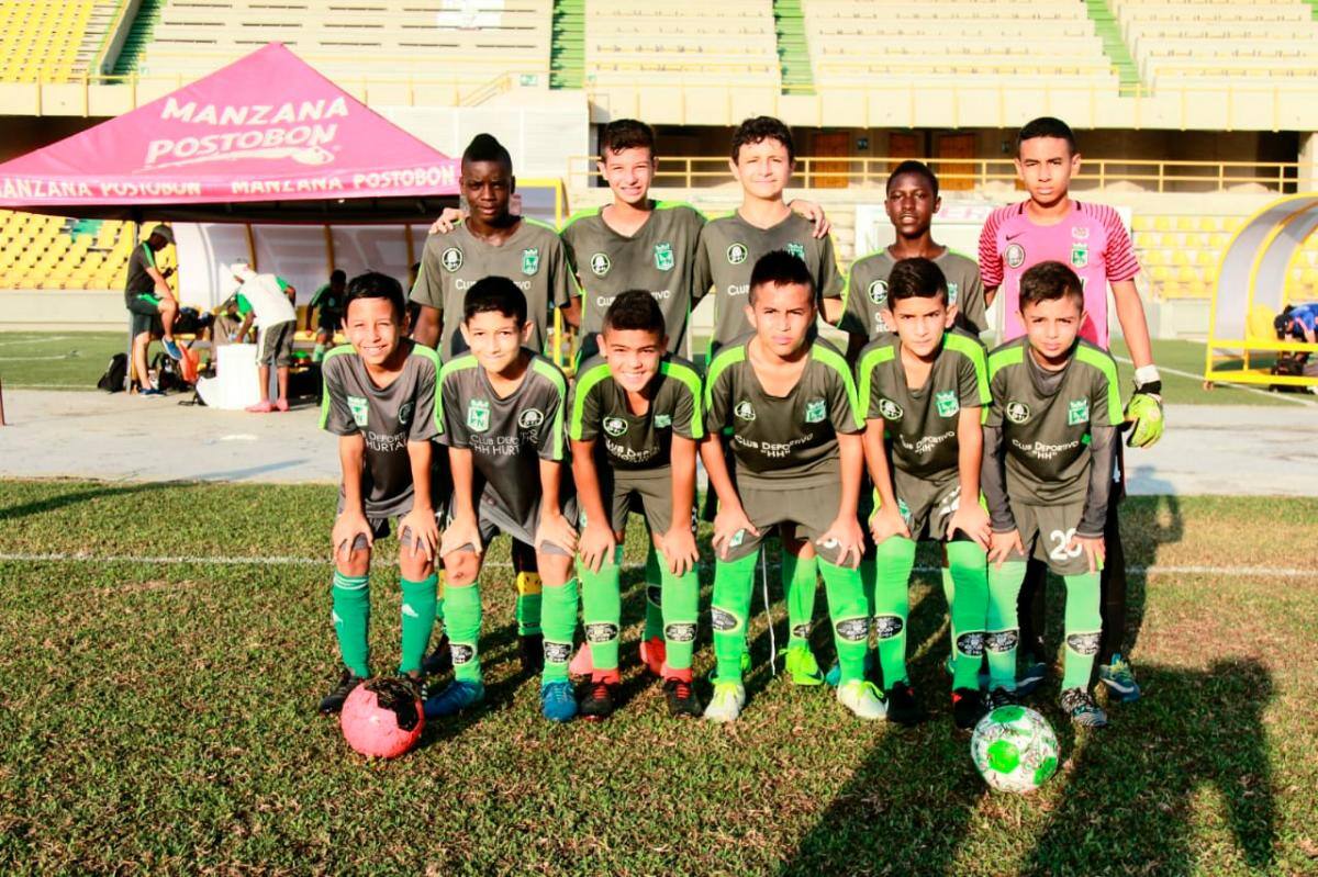 Atletico Nacional, campeon sub-13. Mundialito Comfenalco Cartagena 2018. // Cortesía.