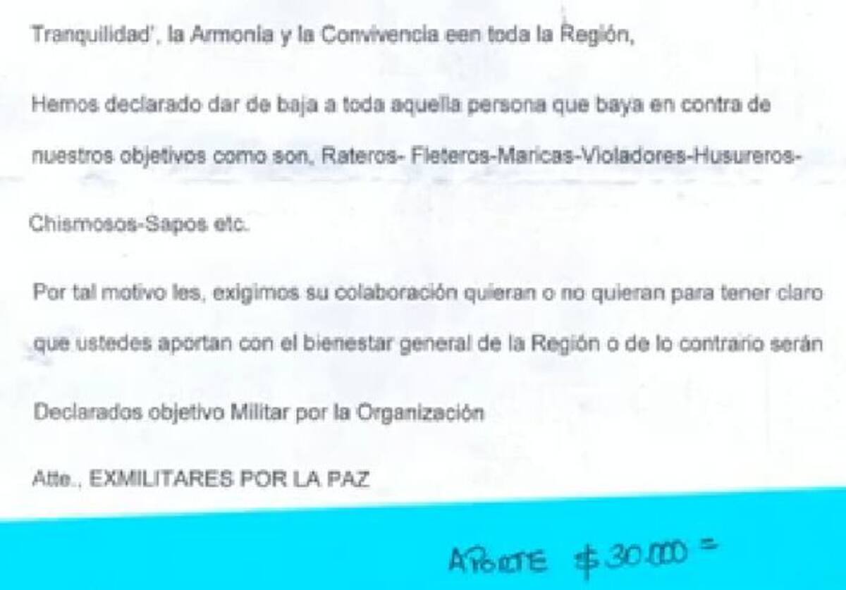 Panfleto.