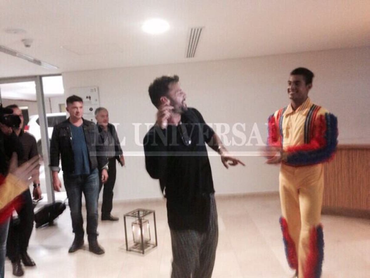 Ricky Martin en Cartagena. EL UNIVERSAL