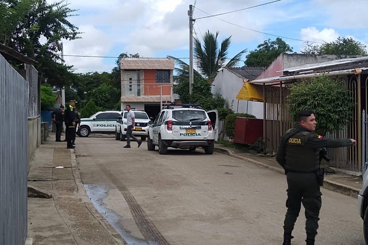 Atentan contra patrulla de la Policial Nacional en plena zona urbana de Sincelejo