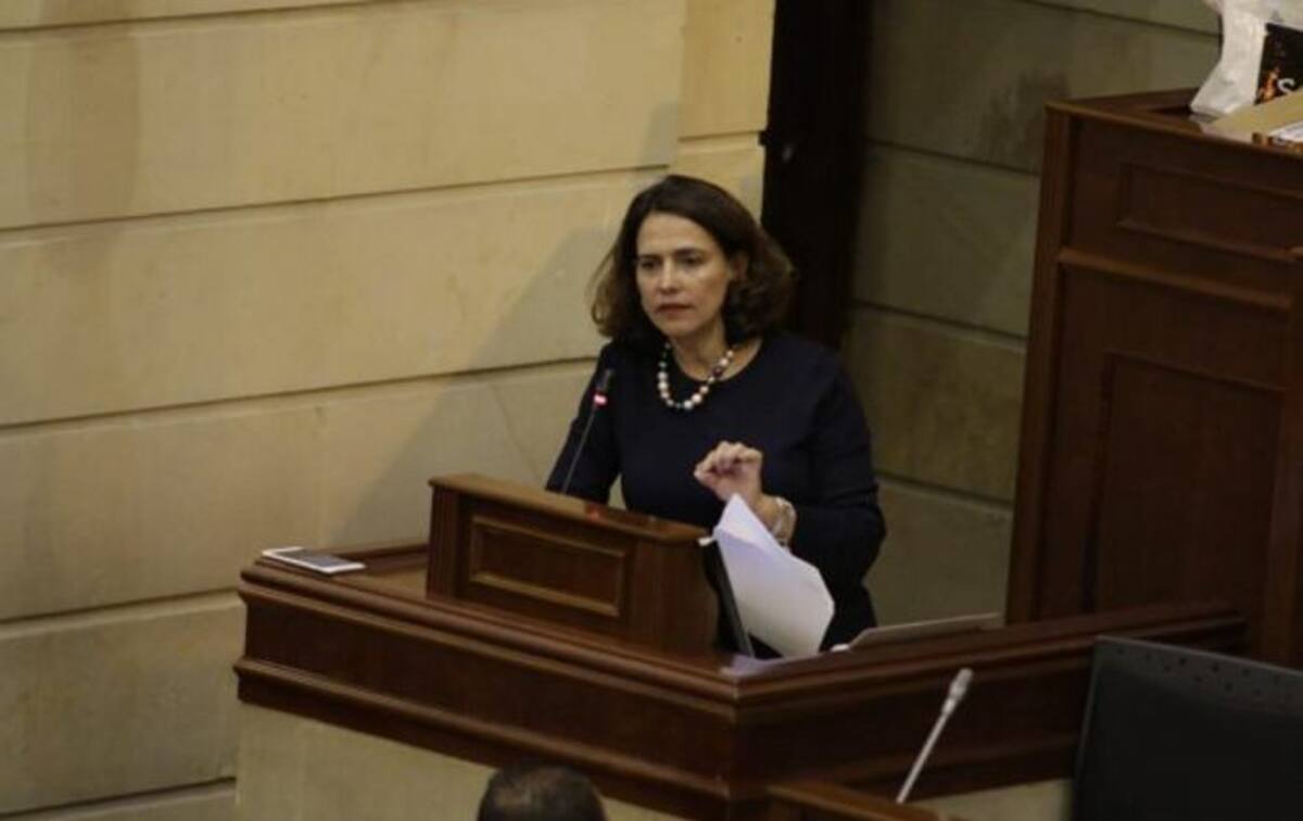 La ministra del Interior, Nancy Patricia Gutiérrez, sostiene que los proyectos anticorrupción son prioritarios para el Gobierno. Colprensa