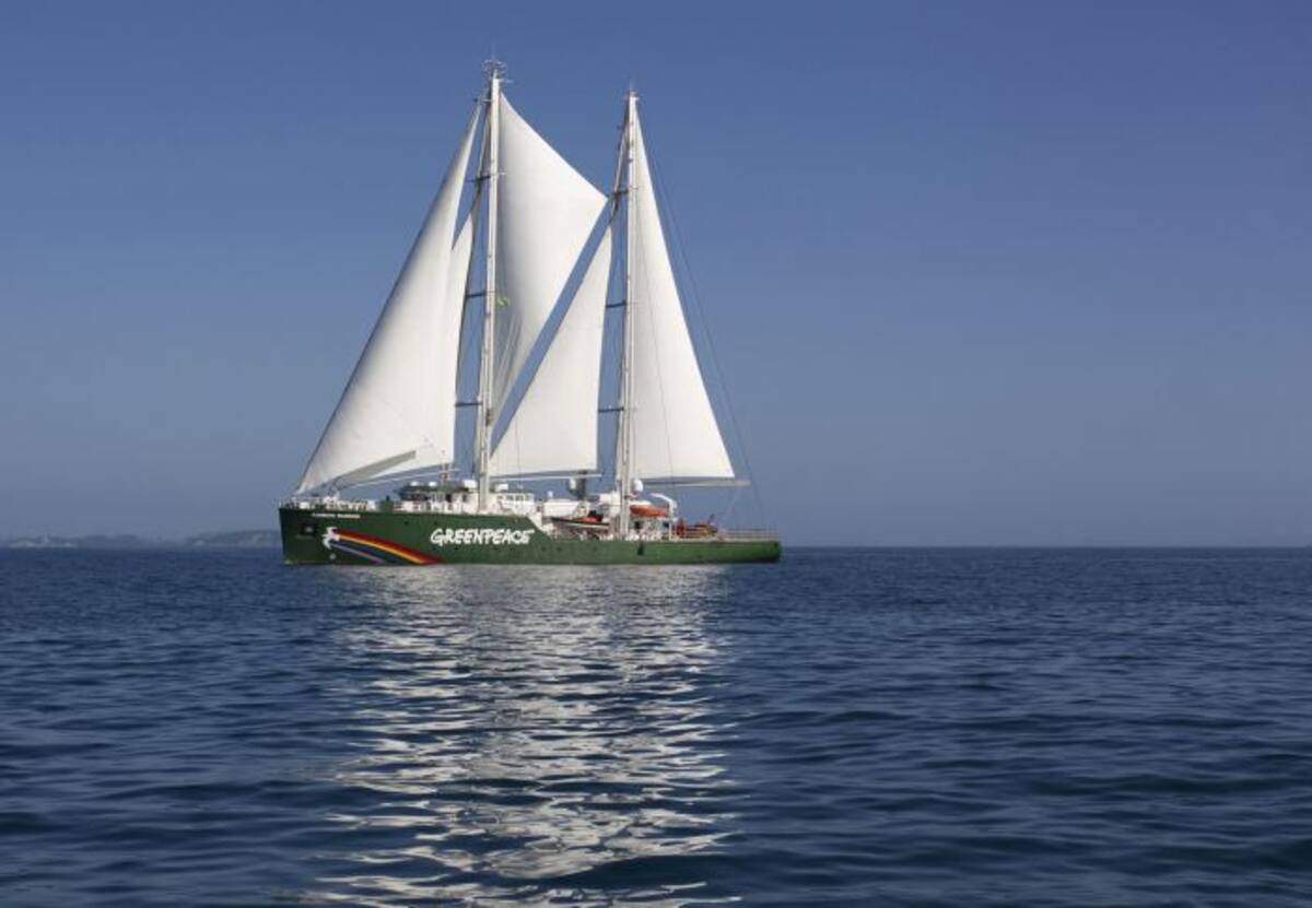 El barco reemplaza al Rainbow Warrior II, que funcionó entre 1989 y 2011. CORTESÍA GREENPEACE