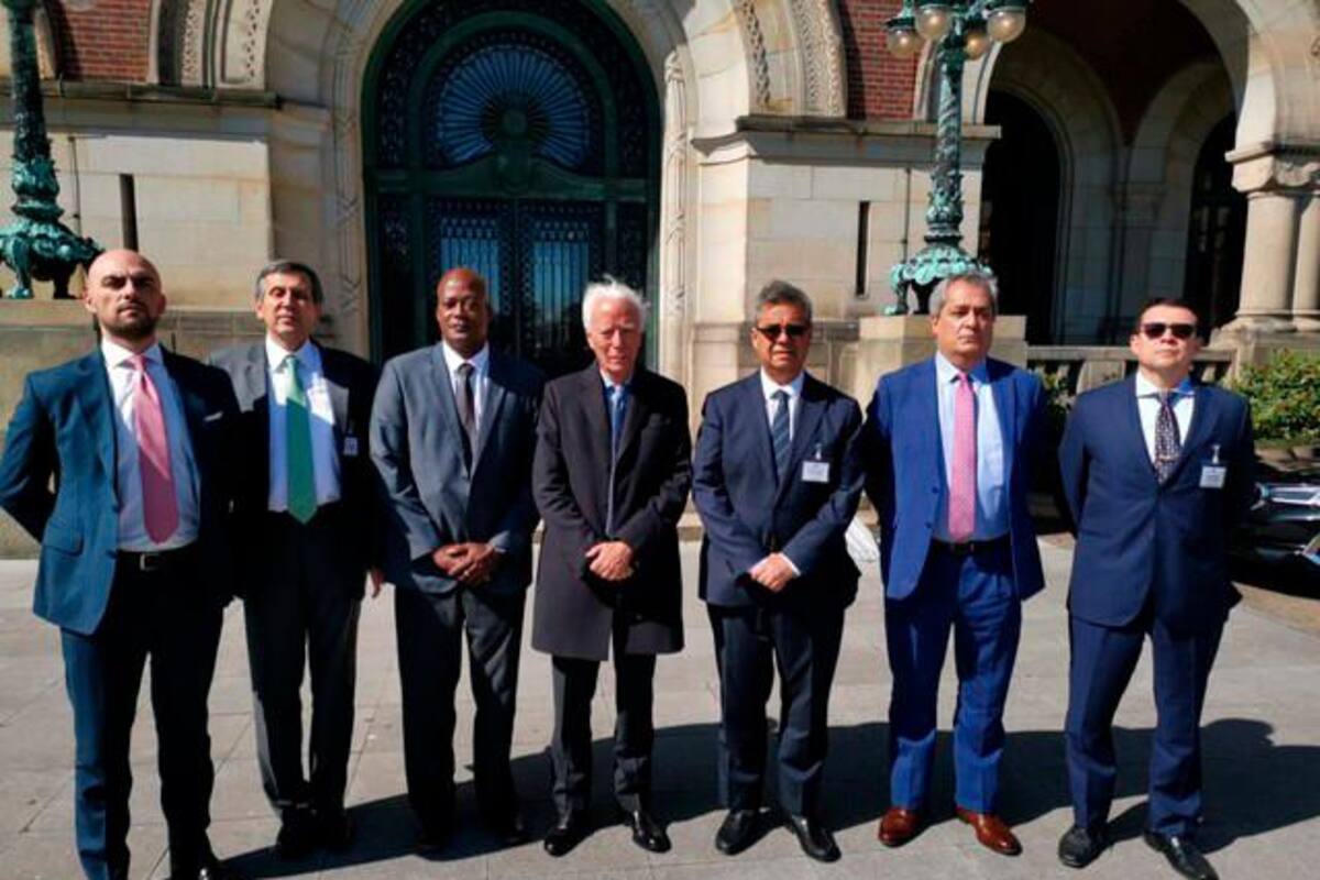 Delegación colombiana, satisfecha con el fallo de la Corte de La Haya