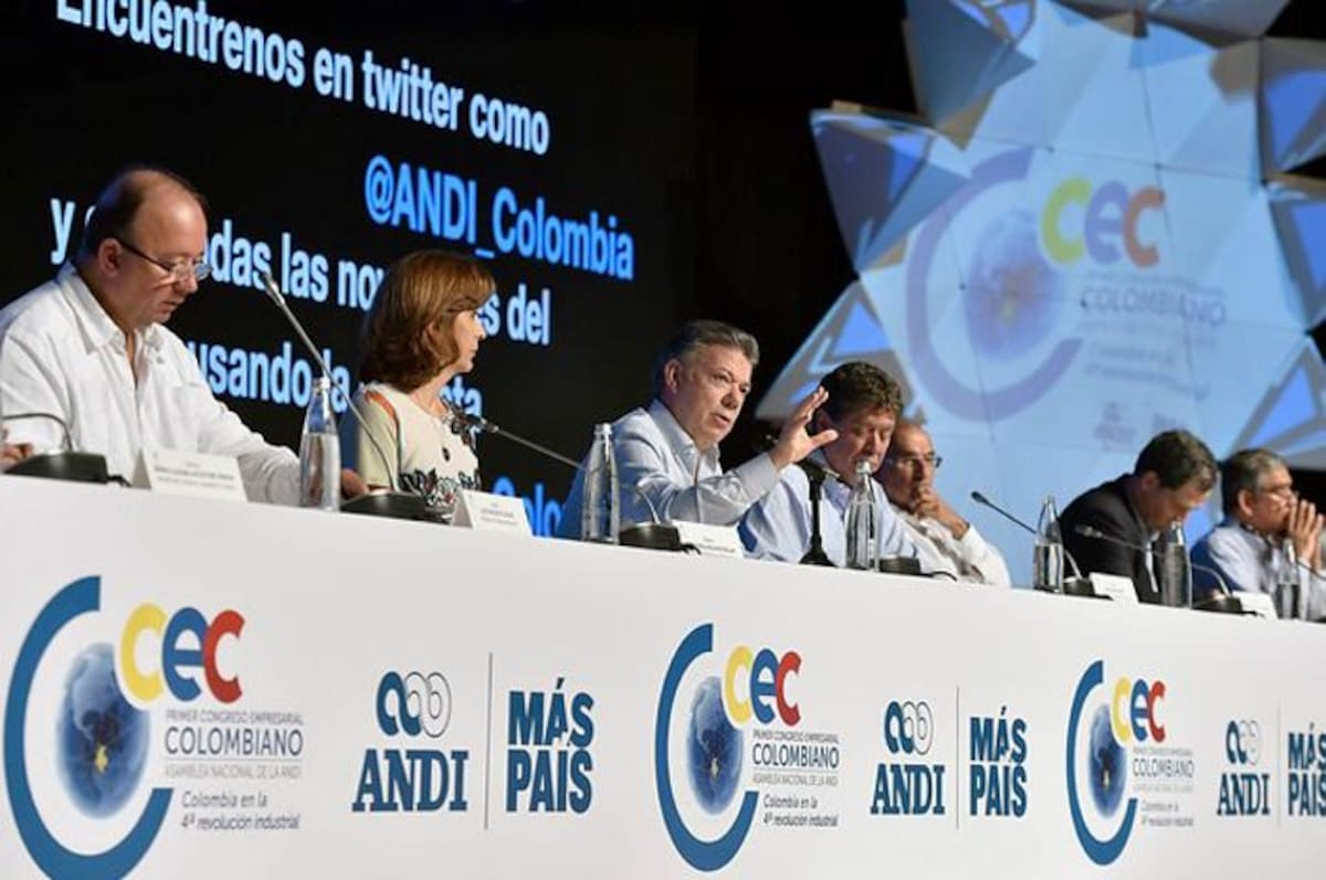 Evento de clausura de la LXXII Asamblea Nacional de la Andi. COLPRENSA.