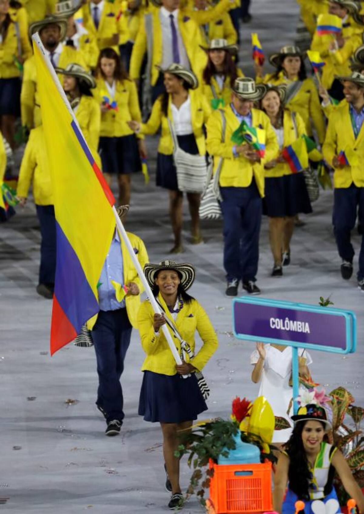 Delegación Colombiana. AFP y AP