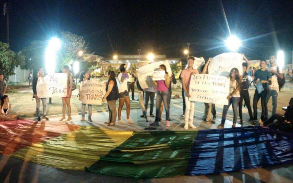 El plantón se realizó el miércoles en la noche, en el sector de la Villa Olímpica. Cortesía