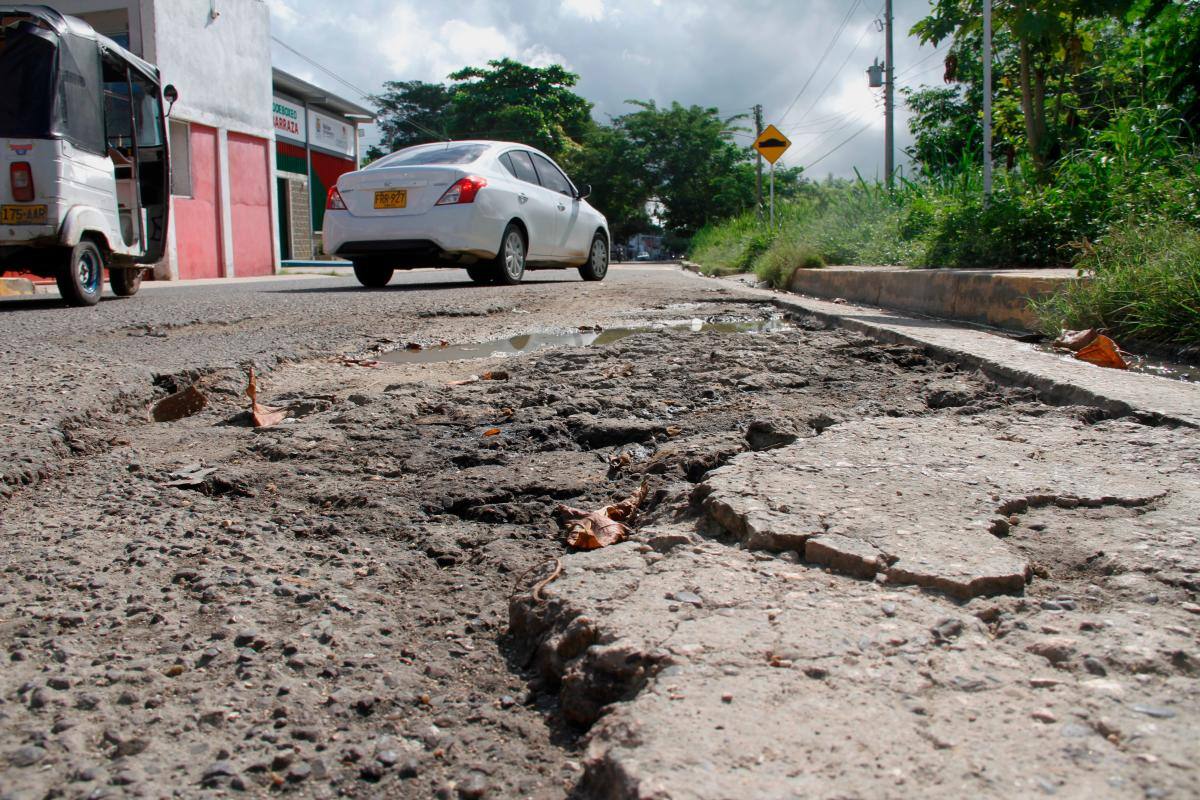 “Queremos que arreglen la calle 13”: habitantes de Turbaco