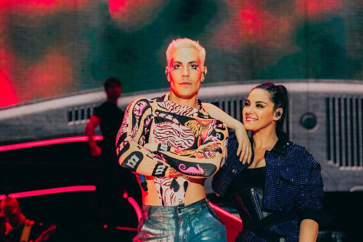Concierto RBD: Christian Chávez deslumbró con looks hechos en Medellín